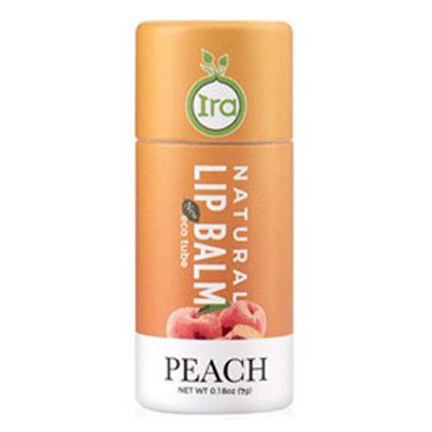 Ira Eco Tube Lip Balm Peach 7g.