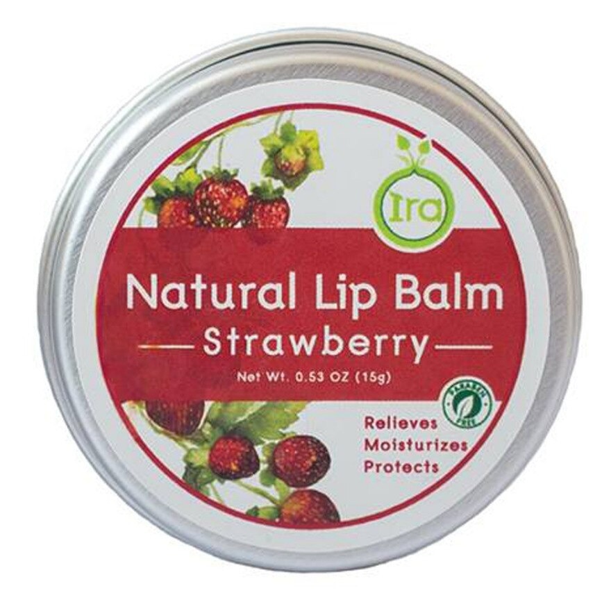 Ira Natural Lip Balm Strawberry 10g.