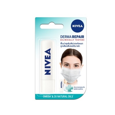 Nivea นีเวีย เดอร์มา รีแพร์ ลิปแคร์ 4.8 กรัม