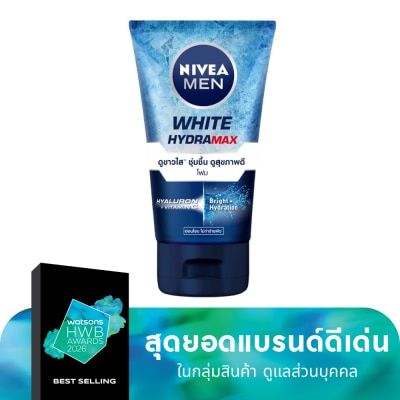 Nivea Nivea Men White Hydramax Foam 100 G. ผู้ชาย โฟมล้างหน้า