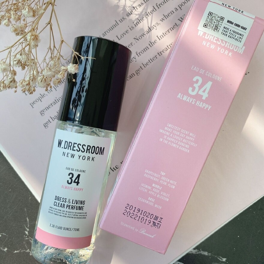 W.Dressroom Dress Living Clear Perfume 70ml. 34 Always Happy