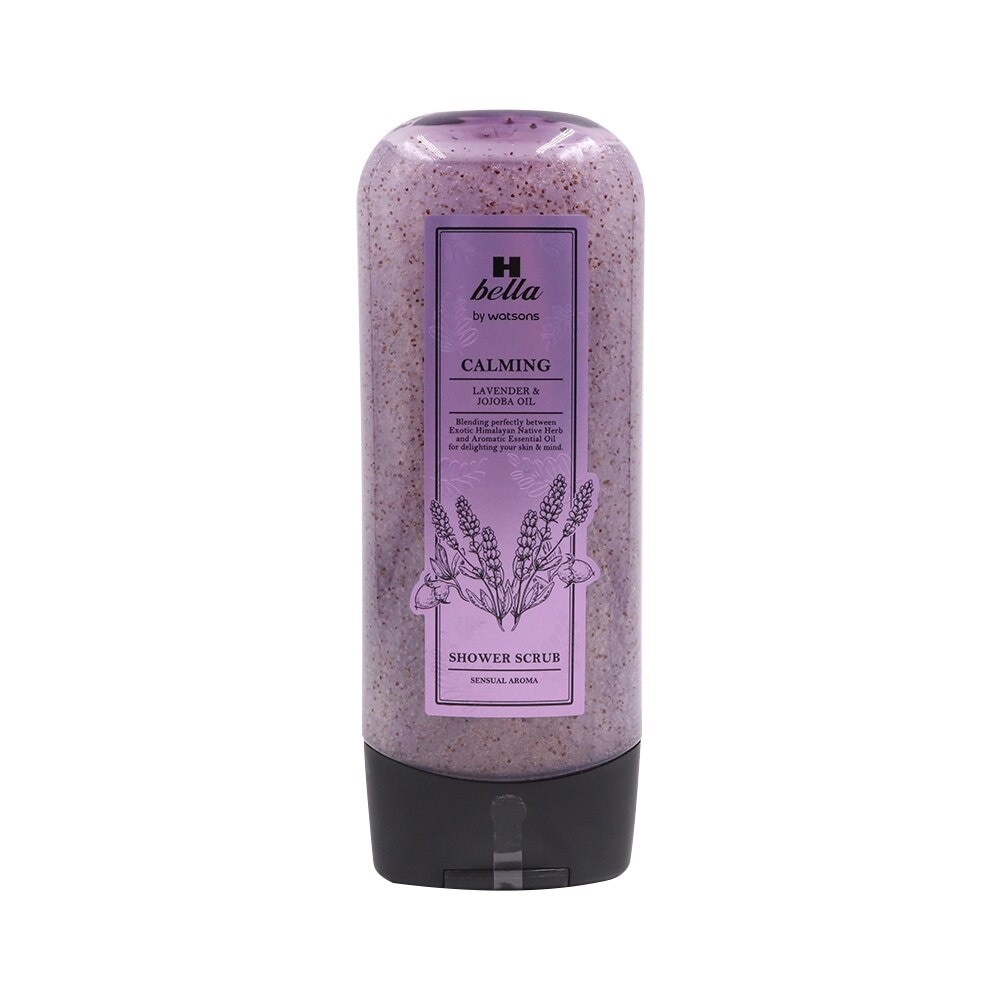 H Bella By Watsons Calming Lavender  Jojoba Oil Shower Scrub 290g