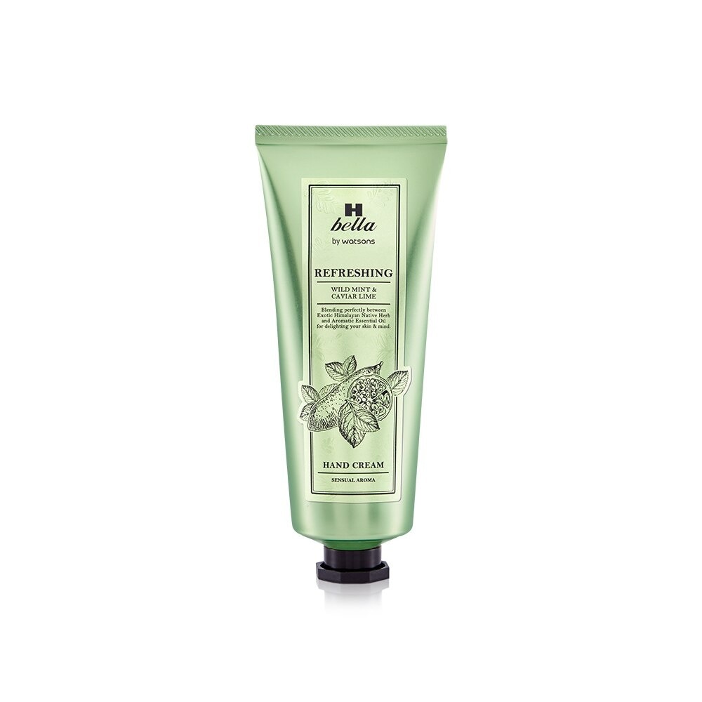 H Bella By Watsons Refreshing Wild Mint  Caviar Lime Hand Cream 80ml