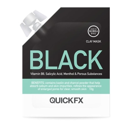 QuickFx QuickFx Black Clay Mask 10g