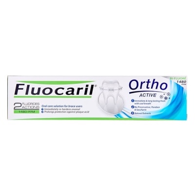 Fluocaril ฟลูโอคารีล ยาสีฟัน ออร์โธ แอคทีฟ 100 กรัม