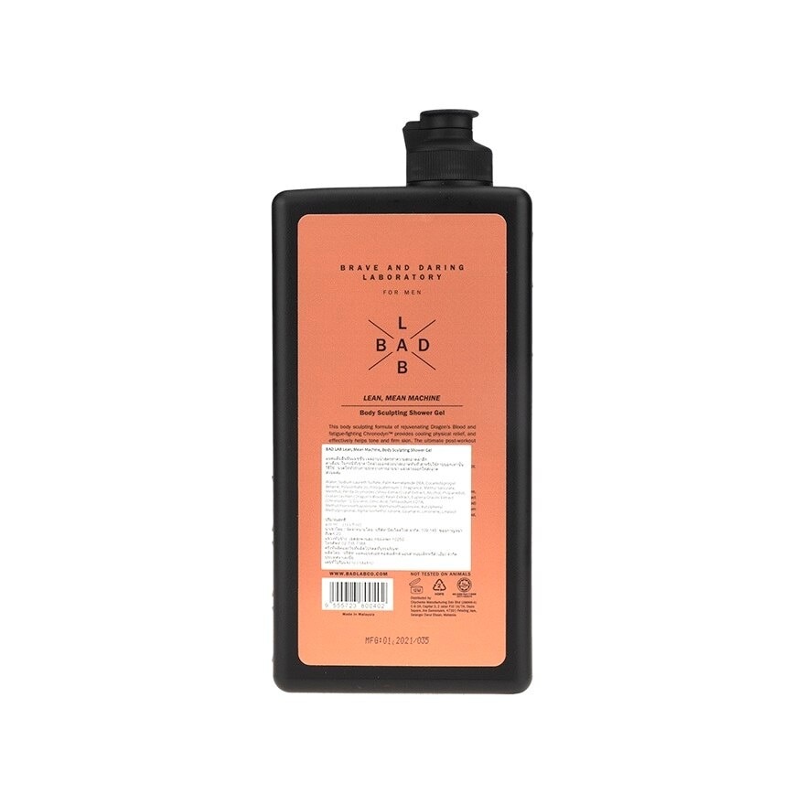 Bad Lab Shower Gel Lean,Mean Machine Body Sculpting 400 Ml. image