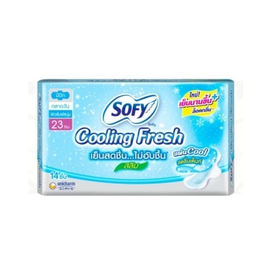 Sofy Sofy Cooling Fresh Slim Wing 23cm. 14 Pcs