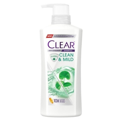 Clear Clear Shampoo Anti-Dandruff Clean Mild 400 Ml. แชมพูขจัดรังแค