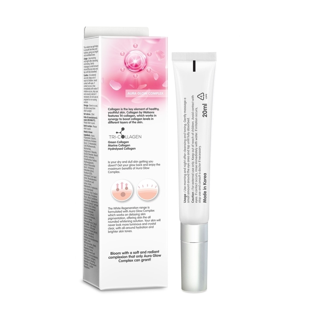 Collagen by Watsons White Regeneration Radiant Eye Gel 20ml.