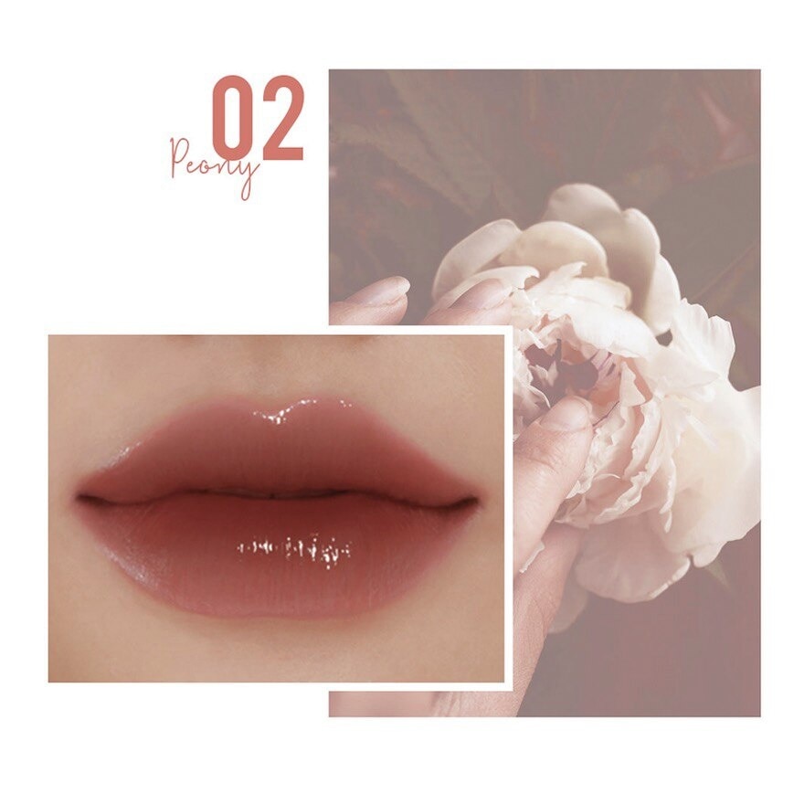 Merrez'Ca Glow Ink Color Lip Tint 5g. 02 Peony