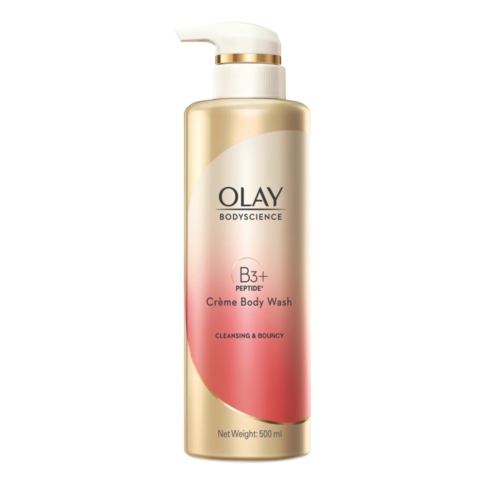 Olay Body Wash Bodyscience Cleansing  Bouncy 500 Ml.