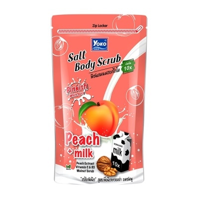 Yoko Yoko Gold Salt Body Scrub Peach+ Milk 350 G.