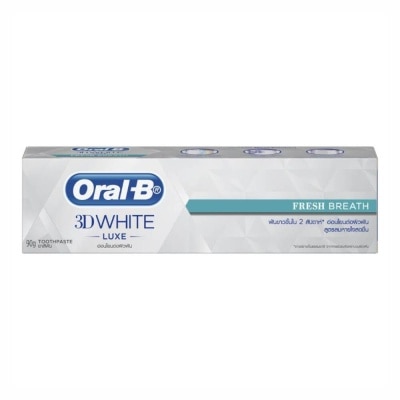 Oral B ออรัล-บี ยาสีฟัน ทรีดีไวท์ ลุกซ์ เฟรชเบรธ 90 กรัม