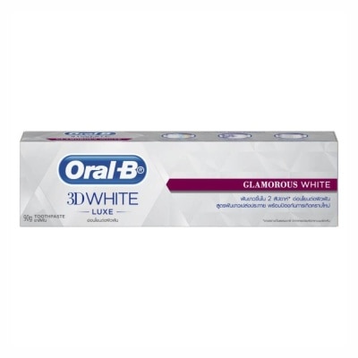 Oral B ออรัล-บี ยาสีฟัน ทรีดีไวท์ ลุกซ์ กลามอรัส ไวท์ 90 กรัม