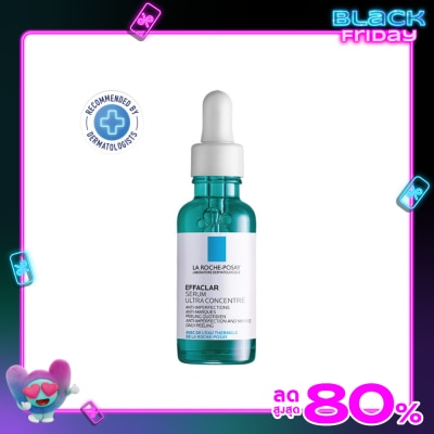 Laroche-Posay เซรั่ม Laroche-Posay ลา โรช-โพเซย์ เอฟฟาคลาร์ เซรั่มลดสิวอุดตัน 30 มล.