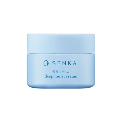 Senka Senka Deep Moist Cream 50 G. ครีมบำรุงผิวหน้า ชุ่มชื่น ผิวกระจ่างใส