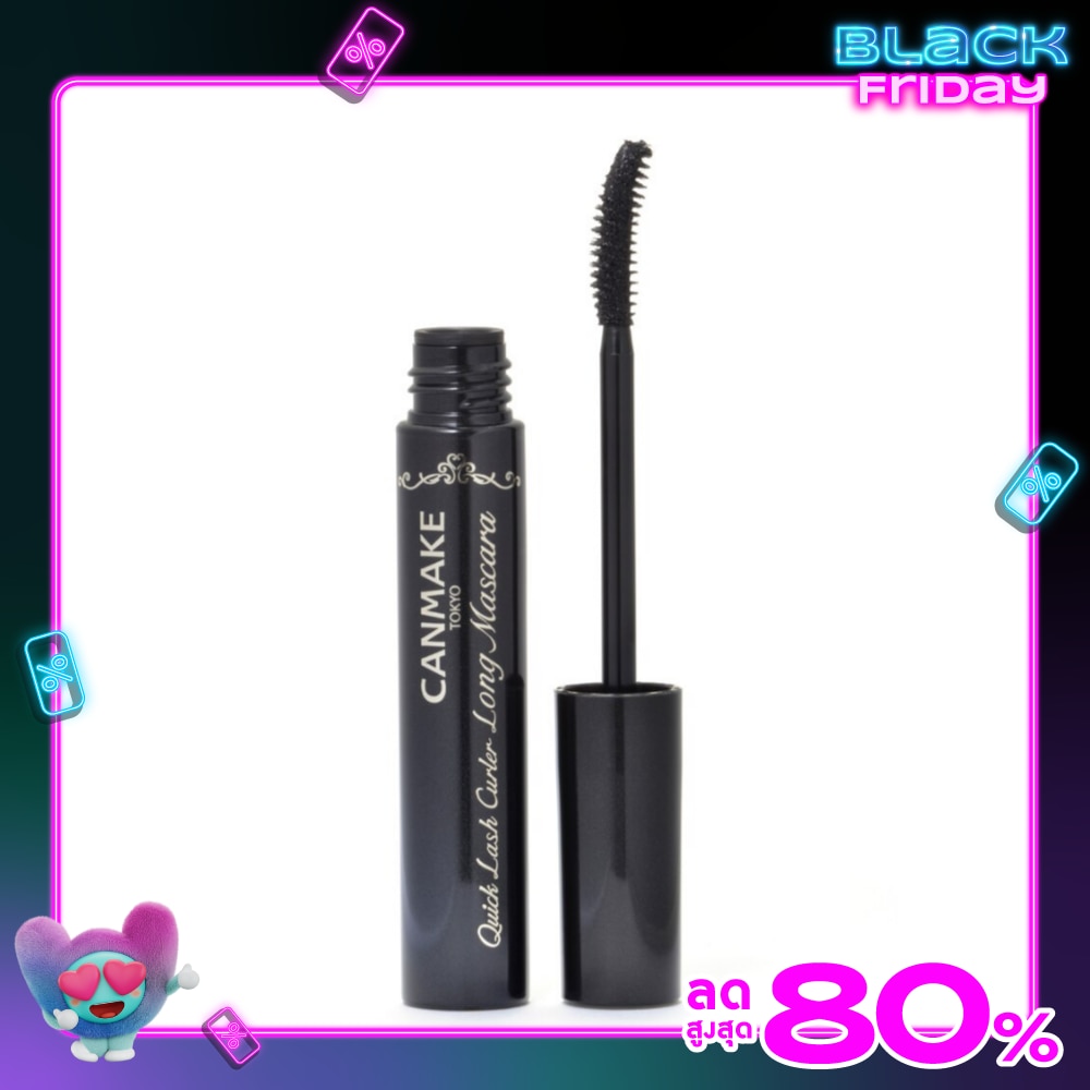 Canmake Quick Lash Curler Long Mascara 6.5ml. 01 Black