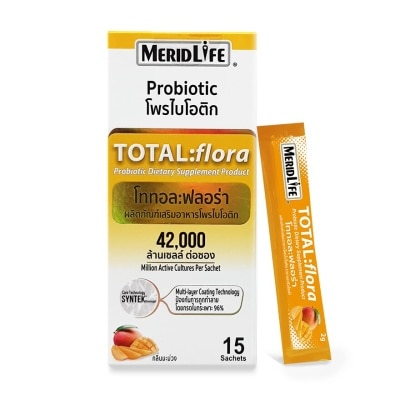 Meridlife MeridLife Total: Flora Dietary Supplement Mango 15 Sachets