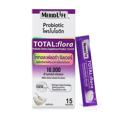 Meridlife MeridLife Total : flora Dietary Supplement Silver 15 Sachets (Yogurt Flavor)