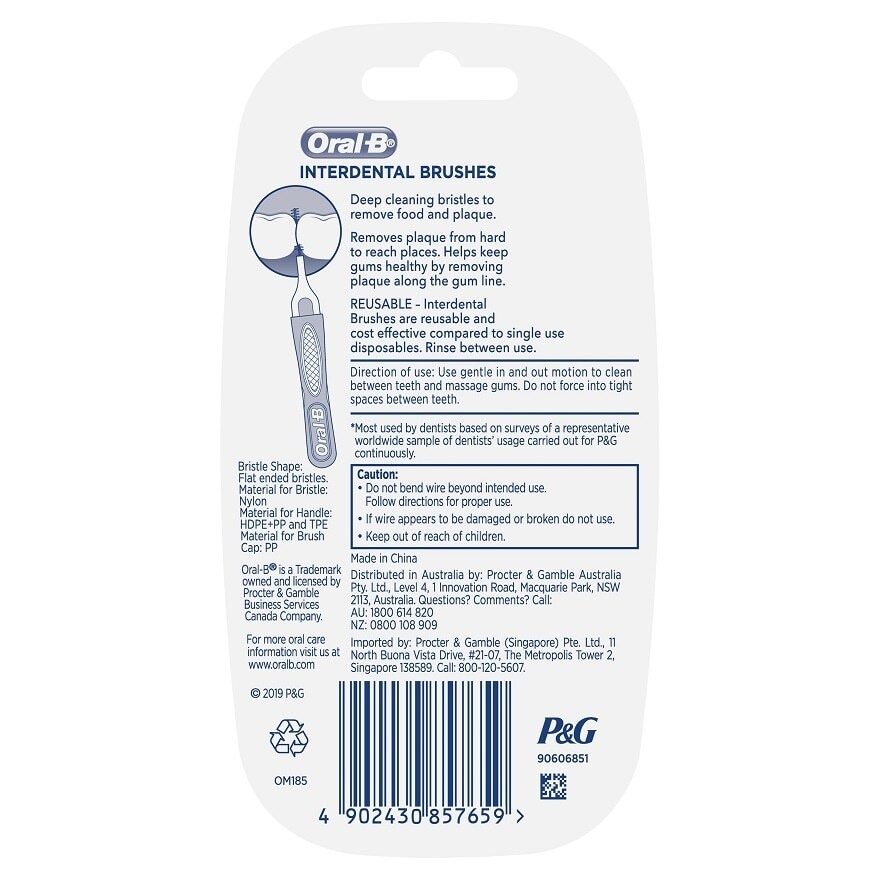 Oral-B Interdental Brushes 10's