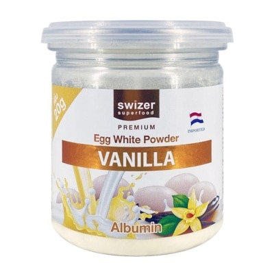 Swizer สไวเซอร์ ไข่ขาวผง กลิ่นวานิลลา 120 กรัม