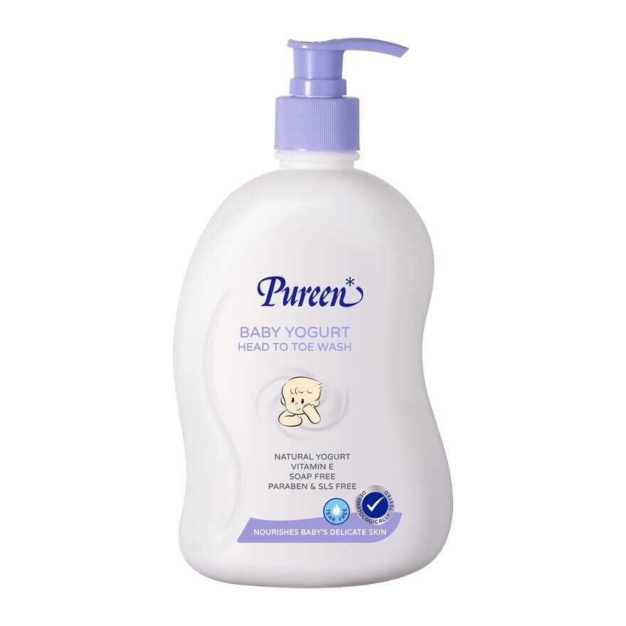 Pureen Baby Yogurt Head to toe Wash 500 Ml.