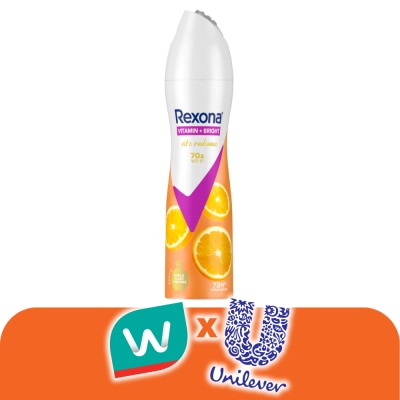 Rexona - Rexona Spray Vitamin + Bright Vit C Radiance Antiperspirant 135 Ml.