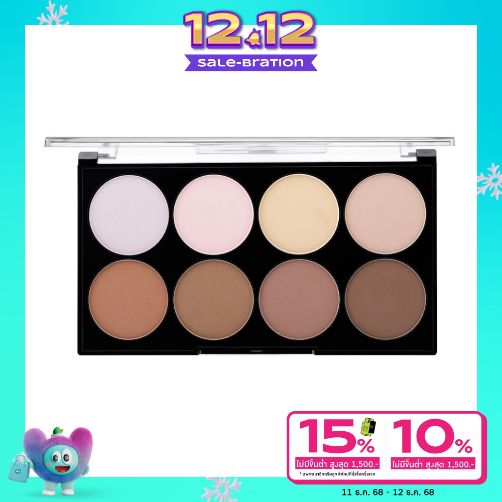 ODBO Odbo Hightlight & Contour Pro Palette 01