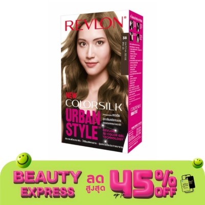 Revlon เรฟลอน คัลเลอร์ซิลค์ เออเบิร์น สไตล์ No.38 มัทฉะ เบจ