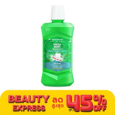 WATSONS วัตสัน เฟรช มิ้นท์ เม้าท์วอช 500มล.