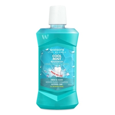 Watsons Watsons Cool Mint Mouthwash 500ml.