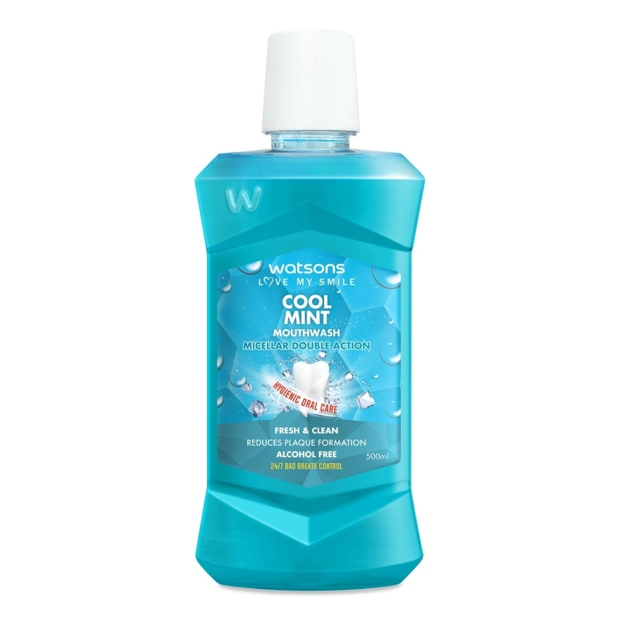 Watsons Cool Mint Mouthwash 500ml.