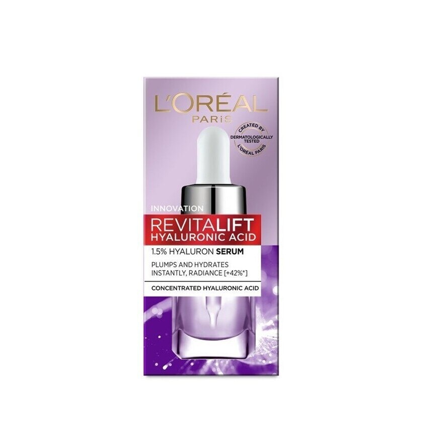 L'Oreal Paris Revitalift Hyaluronic Acid Replumping Serum 15 Ml.