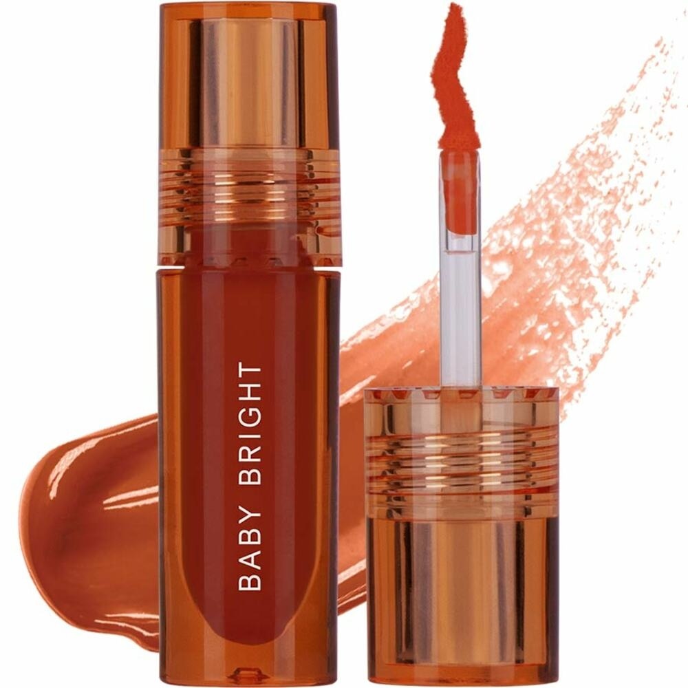 Baby Bright Lip  Cheek Peach Glow Tint 2.4g. 03 Nude Peach