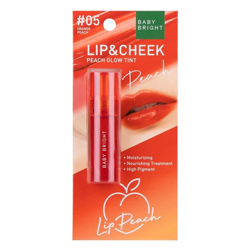 เบบี้ ไบร์ท ลิป แอนด์ ชีค พีช โกลว์ ทินท์ 2.4ก. 05 ออเร้นจ์ พีช