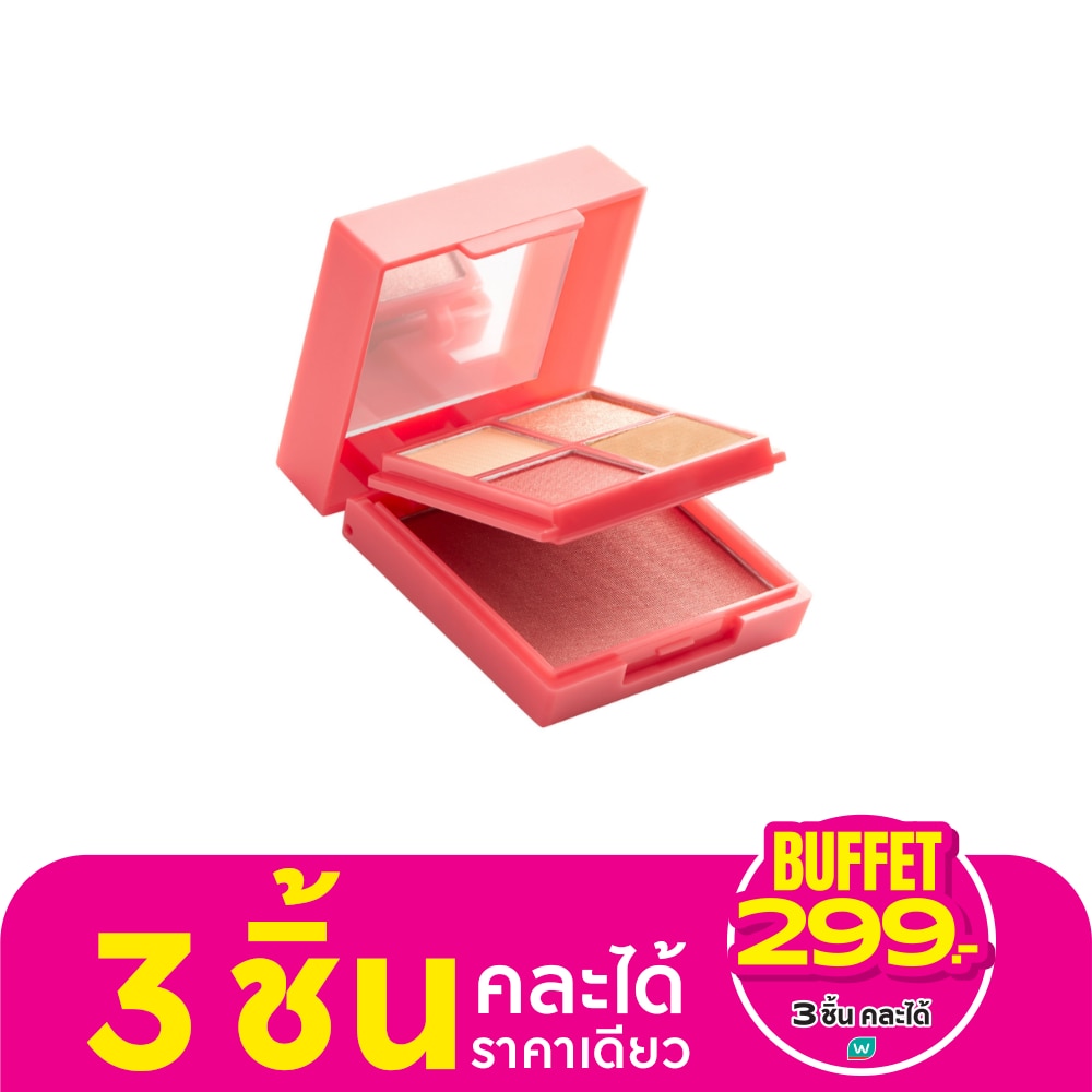 คิวท์เพรส อาย แอนด์ ชีค มินิ พาเลท 7.2ก 02 คิวท์ตี้ คอรัล