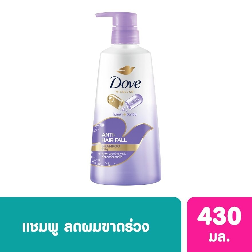 Dove Shampoo Nutritive Solutions Anti-Hair Fall Nourishment 430 Ml. ลดผมขาดร่วง