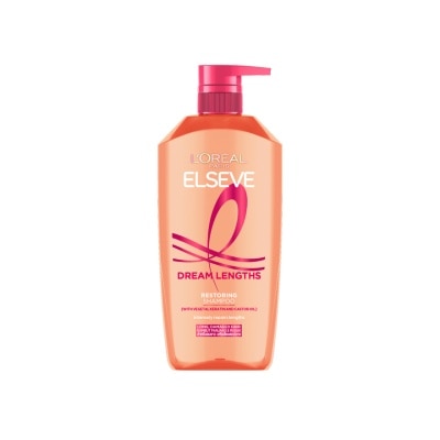 Elseve L'Oreal Paris Elseve Shampoo Dream Lengths Restoring 400 Ml. ผมยาว แห้งเสีย