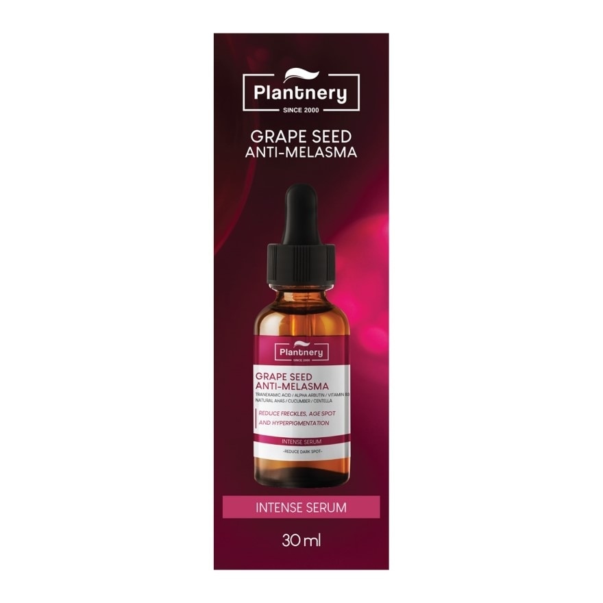 Plantnery Grape Seed Anti-Melasma Intense Serum 30 ml.