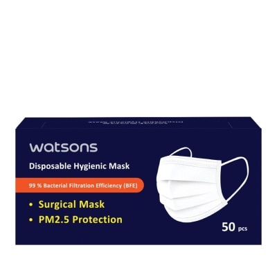 Watsons Watsons Disposable Hygienic Mask 50s