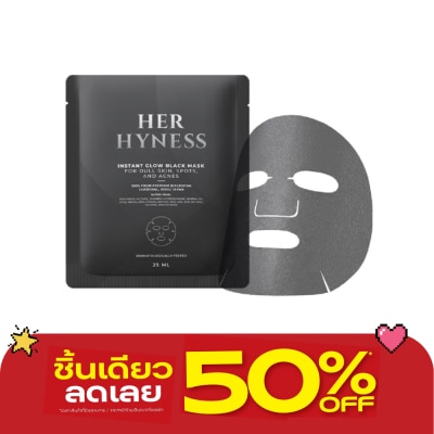 Her Hyness - Her Hyness Instant Glow Black Mask 25 ml. (1 sheet) image