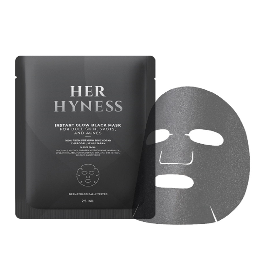 Her Hyness Instant Glow Black Mask 25 ml. (1 sheet)