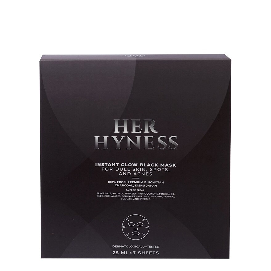 Her Hyness Instant Glow Black Mask 25 ml. (1 sheet)