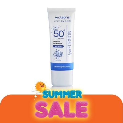 WATSONS - วัตสัน ฟิสิคอล ซันสกรีน เฟส เซรั่ม เอสพีเอฟ 50+ พีเอ++++ 30มล