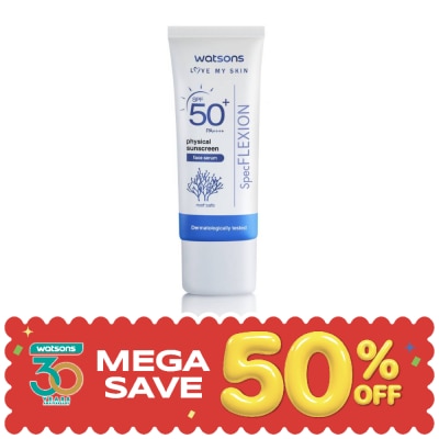 Watsons - Watsons Physical Sunscreen Face Serum SPF50+ Pa++++ 30ml image