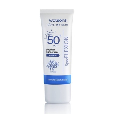 Watsons Watsons Physical Sunscreen Face Serum SPF50+ Pa++++ 30ml