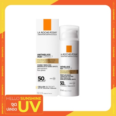 Laroche-Posay ลา โรช-โพเซย์ แอนเทลิโอส เอจ คอร์เร็ค SPF 50 50มล.