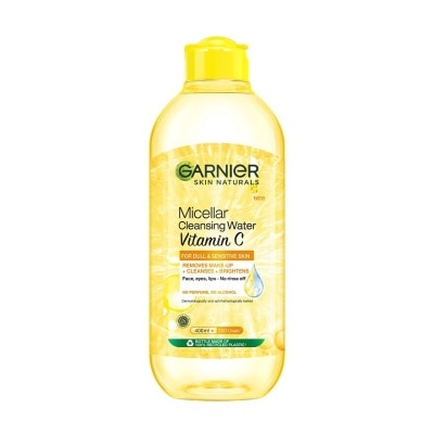 Garnier การ์นิเย่ ไมเซล่า คลีนซิ่ง วอเตอร์ วิตามินซี 400 มล. ล้างเครื่องสำอาง