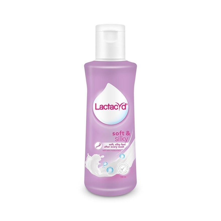 Lactacyd แลคตาซิด ซอฟท์ แอนด์ ซิลค์กี้ 150 มล.