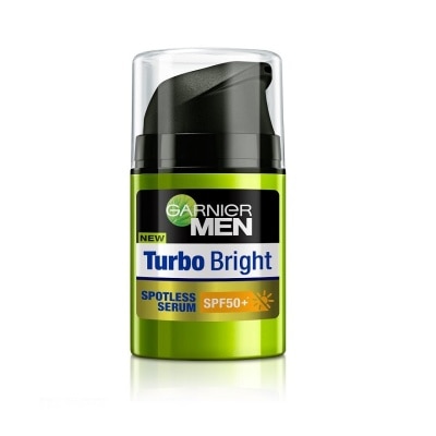 Garnier Men การ์นิเย่ เมน เซรั่ม เทอร์โบ ไบรท์ สปอตเลส เอสพีเอฟ 50+ 40 มล.